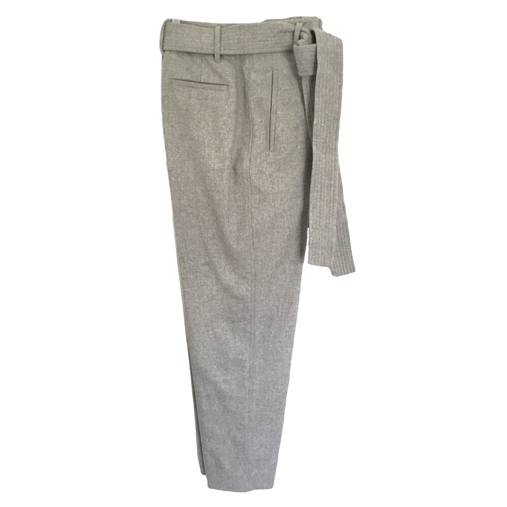 Aritzia Wilfred Jallade TieFront LT Grey Pant Sz 4 - Picture 5 of 6